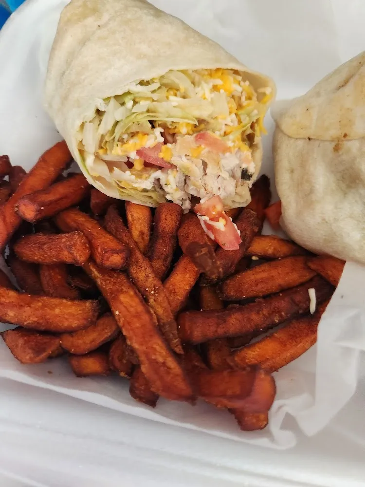 Buffalo Bleu Cheese Chicken Wrap