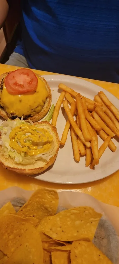 Burger and Fries