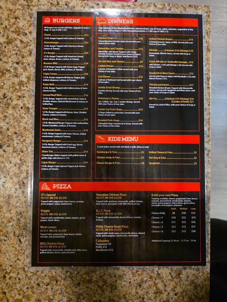 JT's Pub and Grub Menu image 2