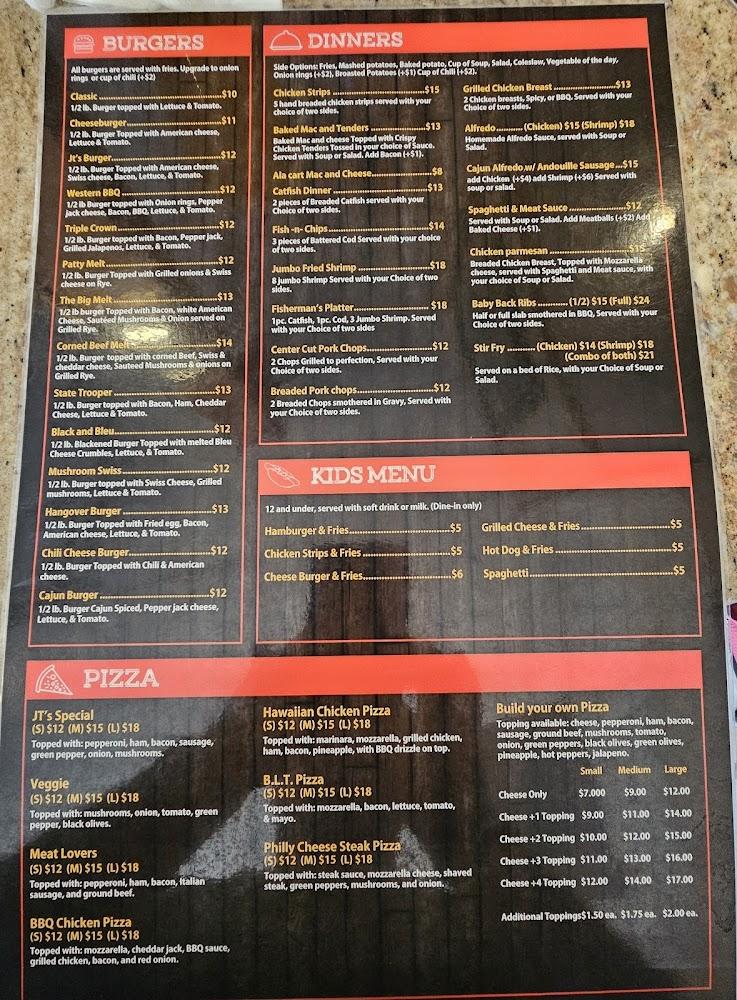 JT's Pub and Grub Menu image 3